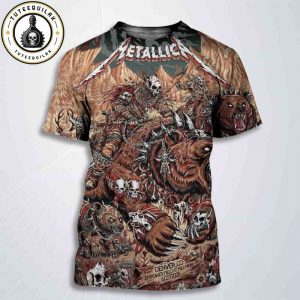 Metallica M72 Denver 2025 Night 1 Venue Tee In Denver Colorado At Empower Field at Mile High On June 27 All Over Print T-Shirt