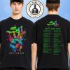 311 Band Unity Tour Dates List 2025 Exclusive Psychedelic Peacook Tee Merchandise Two Sided Unisex T-Shirt