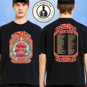 311 Band Unity Tour Dates List 2025 Exclusive Shrooms Tee Merchandise Two Sided Unisex T-Shirt