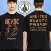 AC/DC PWR/UP Tour Australia 2025 Exclusive Tee Dates List Merchandise Two Sided Unisex T-Shirt