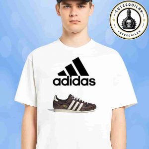 Adidas Originals Japan Preloved Brown Sneaker T-Shirt