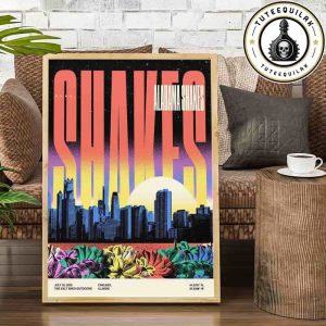 Alabama Shakes Concert Poster Night 2 In Chicago Illinois On July 16 2025 At The Salt Shed Outdoors Home Decor Poster Canvas