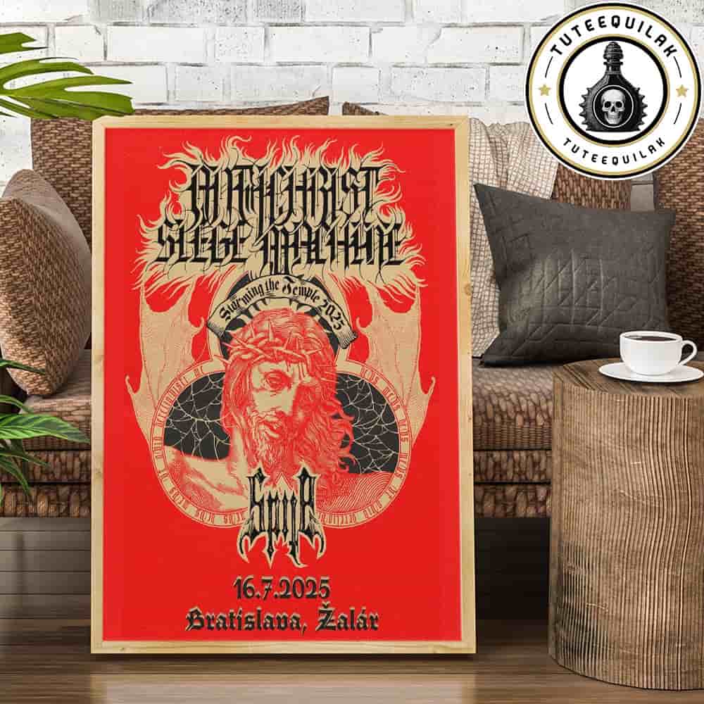 Antichrist Siege Machine Concert Poster Storming The Temple 2025 In Bratislava Zalar On July 16 2025 Home Decor Poster Canvas Antichrist Siege Machine Concert Poster Storming The Temple 2025 In Bratislava Zalar On July 16 2025 Home Decor Poster Canvas