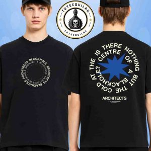 Architects Nothing But The Cold 2025 Black Merchandise Two Sided Unisex T-Shirt