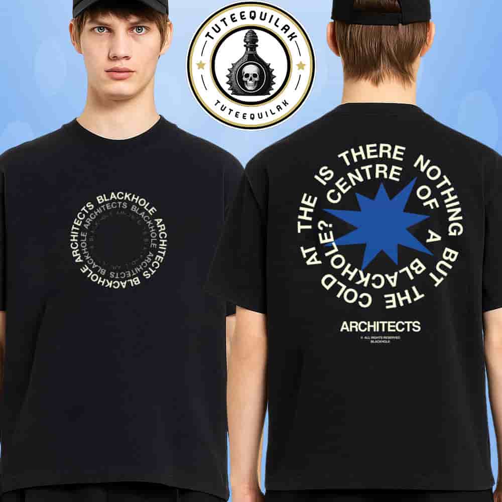 Architects Nothing But The Cold 2025 Black Merchandise Two Sided Unisex T-Shirt Architects Nothing But The Cold 2025 Black Merchandise Two Sided Unisex T-Shirt