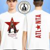 Beyonce Atlanta 2025 Cowboy Carter World Tour Exclusive Tee Peach Pit Radio Atlanta At Mercedes-Benz Stadium Merchandise Two Sided T-Shirt