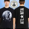 Beyonce Atlanta 2025 Cowboy Carter World Tour Exclusive Tee Red Western On July 12 2025 At Mercedes-Benz Stadium Merchandise Two Sided T-Shirt