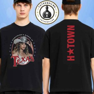 Beyonce Cowboy Carter Tour 2025 Venue Tee Everything Bigger In Texas On June 29 At NRG Stadium Merchandise Two Sided Unisex T-Shirt