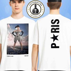 Beyonce Cowboy Carter Tour 2025 Venue Tee In Paris France On June 21 At Stade de France Merchandise Two Sided Unisex T-Shirt