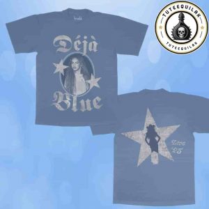 Beyonce Paris Cowboy Carter Tour 2025 Exclusive Tee Deja Blue Live ’25 Two Sided T-Shirt