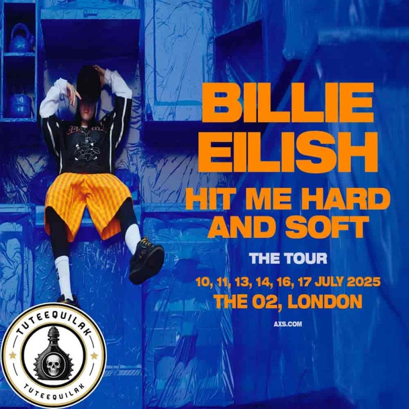 Billie Eilish Hit Me Hard and Soft World Tour London 2025 July 10–17 at The O2 Tickets Setlist Sustainability
