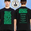 Billy Strings Australia And New Zealand Exclusive Tee Tour 2025 Merch Monster Mouth By Logan Fox Two Sided T-Shirt