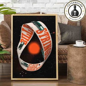 Billy Strings Brisbane 2025 Concert Poster At Riverstage On July 19 2025 By Sebi White Home Decor Poster Canvas