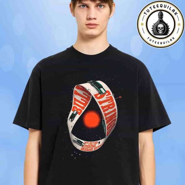 Billy Strings Brisbane 2025 Concert Poster At Riverstage On July 19 2025 By Sebi White Unisex T-Shirt