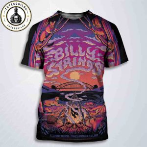 Billy Strings Sydney 2025 Australia Tour On July 17 2025 At ICC Sydney Theatre All Over Print T-Shirt