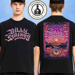 Billy Strings Sydney 2025 Australia Tour On July 17 2025 At ICC Sydney Theatre Merch Two Sided T-Shirt
