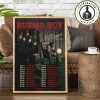 Guns N Roses Concert Poster In Kaunas LT On July 10 2025 At Darius and Girenas Stadium Home Decor Poster Canvas