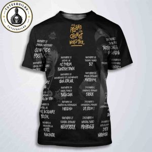 DJ PREMIER x The Alchemist He’s The Preemo I’m The Chemist World Tour Dated List 2025 All Over Print T-Shirt