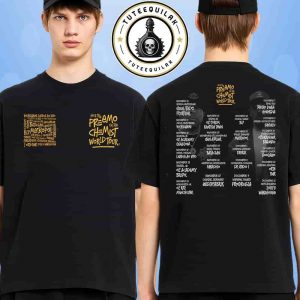 DJ PREMIER x The Alchemist He’s The Preemo I’m The Chemist World Tour Dated List 2025 Merch Two Sided T-Shirt