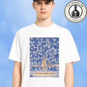 Dave Matthews Band Gilford 2025 Live Concert At Bank Of New Hamsphire Pavilion On July 23 2025 Unisex T-Shirt
