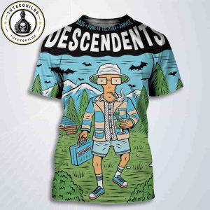 Descendents Denver 2025 Punk In The Park Concert Poster In Denver CO On July 19 2025 All Over Print T-Shirt