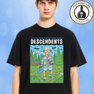 Descendents Denver 2025 Punk In The Park Concert Poster In Denver CO On July 19 2025 Merchandise Unisex T-Shirt