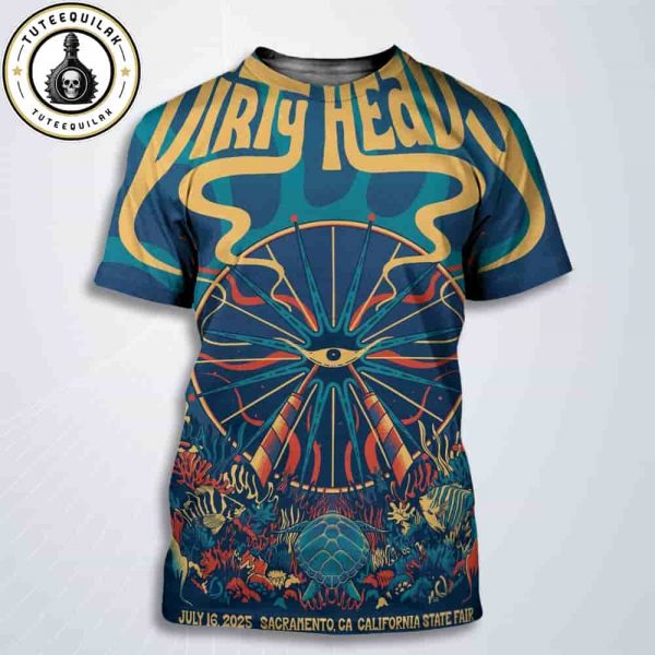 Dirty Heads Sacramento 2025 Live At California State Fair On July 16 2025 All Over Print T-Shirt