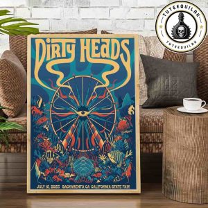 Dirty Heads Sacramento 2025 Live At California State Fair On July 16 2025 Home Decor Poster Canvas