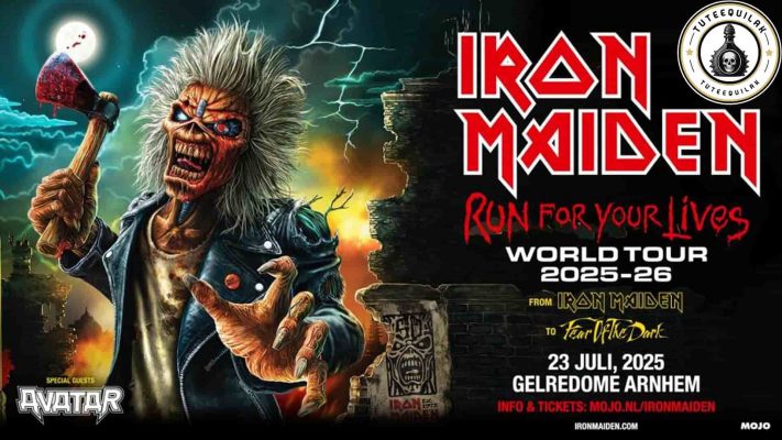 Experience Iron Maiden Live in Arnhem Run For Your Lives World Tour 2025 – 50th Anniversary Tour at GelreDome