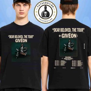 Giveon Dear Beloved Tour Dated List 2025 Merch Two Sided T-Shirt