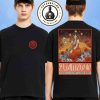 Iron Maiden Arnhem Netherlands 2025 Run For Your Lives World Tour Merch Eddie Pickaxe Venue Tee At Gelredome On July 23 2025 Two Sided T-Shirt