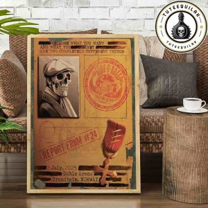 Guns N Roses Concert Poster Operation Trondheim Norway On July 2 2025 At Dahls Arena Report From 24 Home Decor Poster Canvas