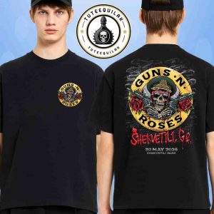 Guns N Roses Exclusive Tee In Shekvetili Georgia At Shekvetili Park On May 30 2025 Merchandise Two Sided Unisex T-Shirt