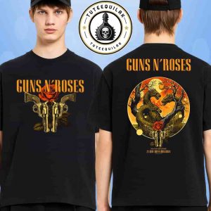 Guns N Roses Sofia 2025 Exclusive Tee In Bulgaria On July 21 2025 At Vasil Levski National Stadium Merch Two Sided T-Shirt