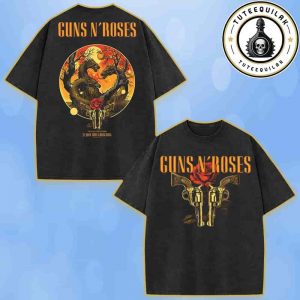 Guns N Roses Sofia 2025 Exclusive Tee In Bulgaria On July 21 2025 At Vasil Levski National Stadium Merch Washed T-Shirt