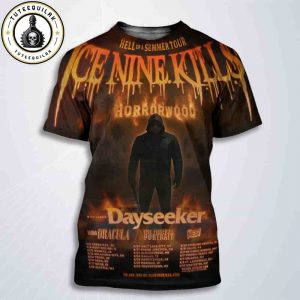 Ice Nine Kills Hell Of A Summer Tour Dated List 2025 Horrorwood All Over Print T-Shirt