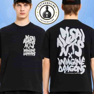Imagine Dragons X ALLSAINTS Merch Drogando Loom World Tour 2025 Two Sided T-Shirt