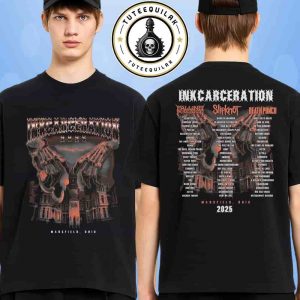 Inkcarceration Music And Tatto Festival 2025 Ohio State Reformatory Merch Escape Two Sided T-Shirt