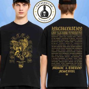 Inkcarceration Music And Tatto Festival 2025 Ohio State Reformatory Merch Screaming Venom Two Sided T-Shirt