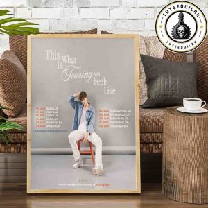 JVKE This Is What Touring Asia Feel Like Tour Dated List 2025 Home Decor Poster Canvas