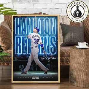Josh Hamilton Coming Home Receive Texas Rangers Hall Of Fame 2025 Home Decor Poster Canvas