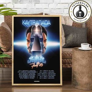 Kaytranada Justice Fall ’25 North America Tour Dated List 2025 Home Decor Poster Canvas