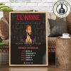 JVKE This Is What Touring Asia Feel Like Tour Dated List 2025 Home Decor Poster Canvas