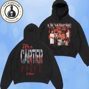 Lil Wayne Tha Carter VI 2025 Childhood Collage Hoodie Vintage Rapper Graphic Hip Hop Retro Merch Two Sided T-Shirt