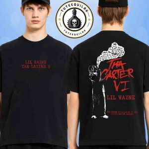 Lil Wayne Tha Carter VI 2025 Merch The Sixth Installment Of His Iconic Carter Series Smoke Clouds Two Sided T-Shirt