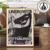 Linkin Park From Zero World Tour 2025 Poster In Pittsburgh PA On Aug 16 2025 At PPG Paints Arena By STASH Home Decor Poster Canvas