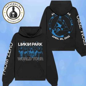Linkin Park From Zero World Tour 2025 Venue Hoodie In Austin TX On April 26 At Moody Center Merchandise Two Sided Unisex T-Shirt