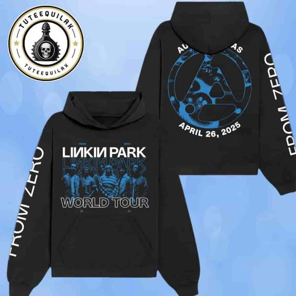 Linkin Park From Zero World Tour 2025 Venue Hoodie In Austin TX On April 26 At Moody Center Merchandise Two Sided Unisex T-Shirt