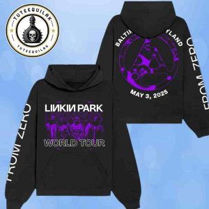 Linkin Park From Zero World Tour 2025 Venue Hoodie In Baltimore MD On May 3 At CFG Bank Arena Merchandise Two Sided Unisex T-Shirt