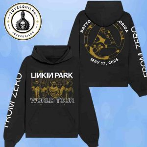 Linkin Park From Zero World Tour 2025 Venue Hoodie In Beach FL On May 17 At Daytona International Speedway Merchandise Two Sided Unisex T-Shirt